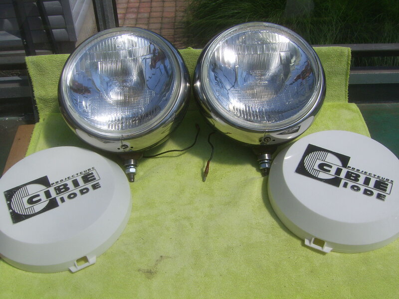 FS: Set Cibie Super Oscars Driving Lights + Covers - Miscellaneous