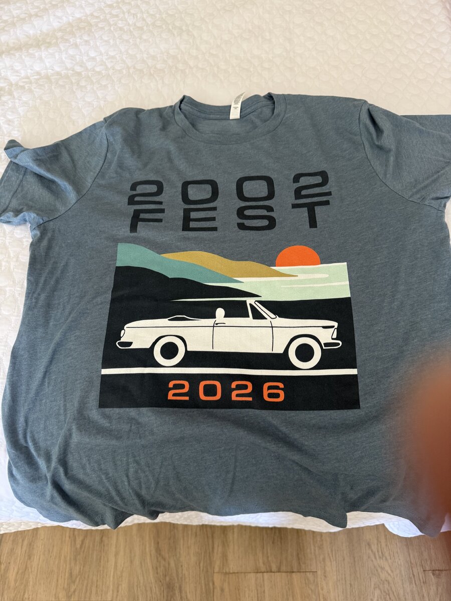 The 2026 event shirt as a keepsake of the weekend